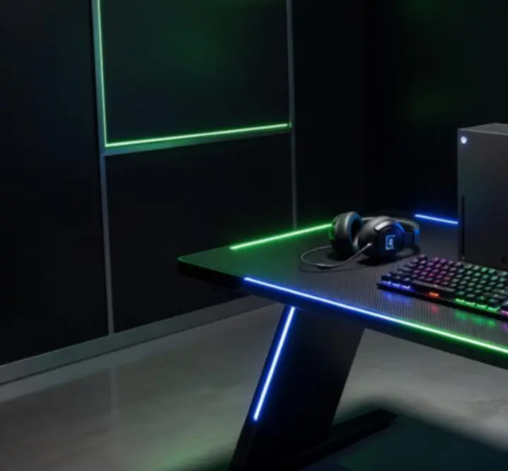 Set-up gaming Xbox en promotion avec jeux et accessoires mis en avant